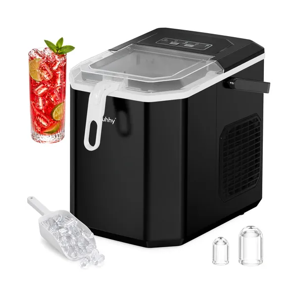 Ice cube maker 1.2l black Ruhhy