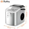 Ice cube maker 1.2l silver + Ruhhy scoop