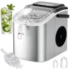 Ice cube maker 1.2l silver + Ruhhy scoop