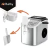 Ice cube maker 1.2l silver + Ruhhy scoop
