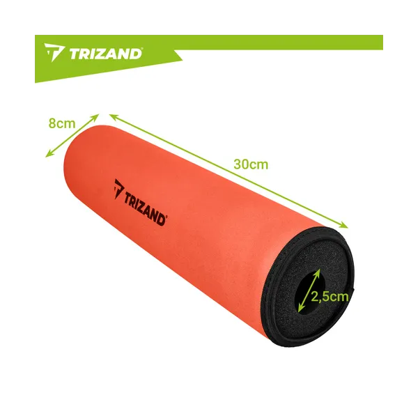 Оранжевый поплавок Trizand длиной 30 см для SUP-серфинга.