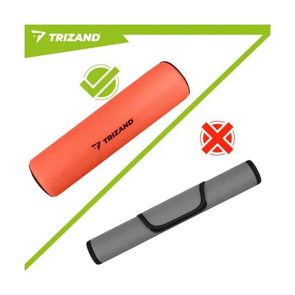 Оранжевый поплавок Trizand длиной 30 см для SUP-серфинга.