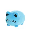 Tasty Peach - Plush Mascot 9 cm Electric Blue Meowchi