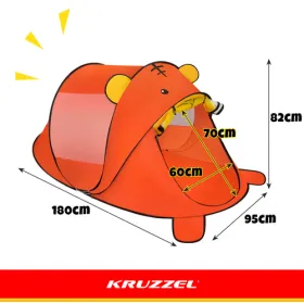 Children&39s beach tent - Kruzzel bear
