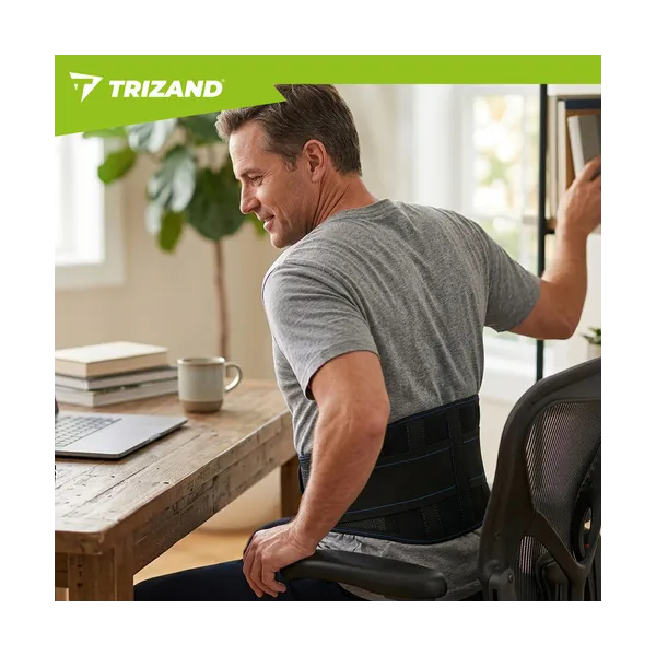 Back support belt - 24 magnets - 110cm Trizand