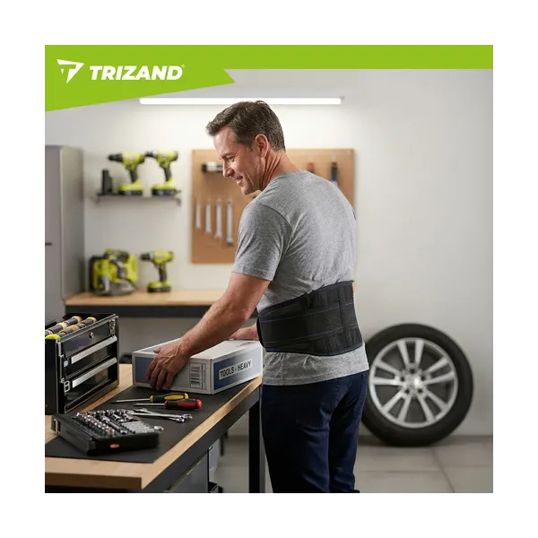 Back support belt - 24 magnets - 110cm Trizand