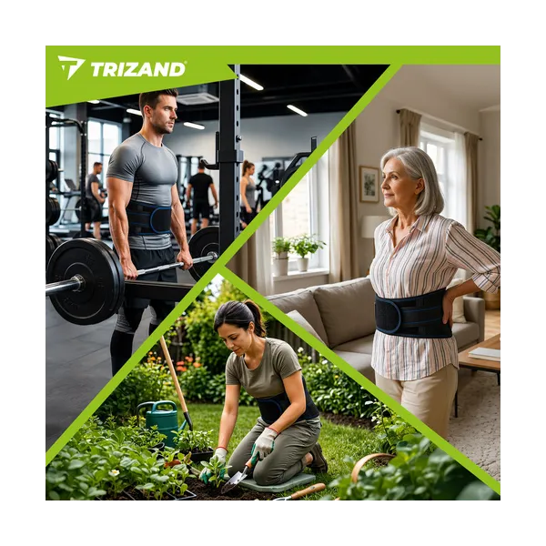 Back support belt - 24 magnets - 110cm Trizand