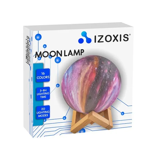 Moon night light 15cm 16 colors