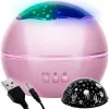 Ночник с проектором - розовый LP16859