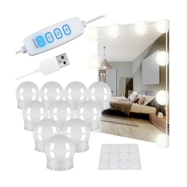 LED mirror/dressing table lights - 10 pcs.