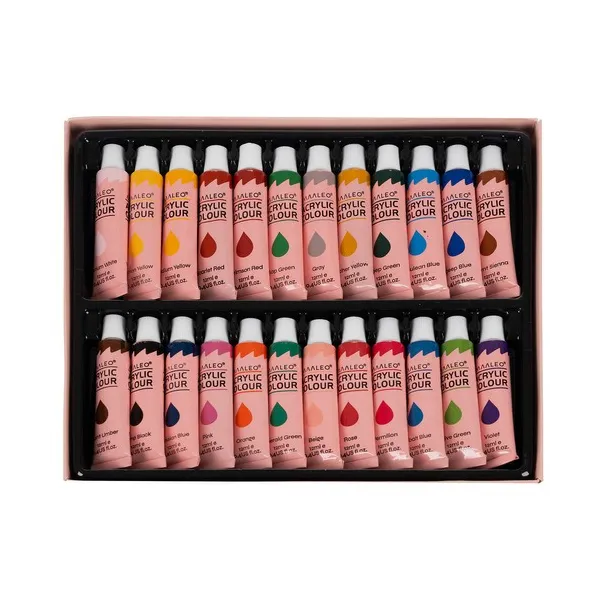 Acrylic paints 24pcs.- 12ml. Maaleo 20363