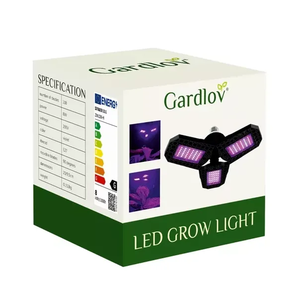 Gardlov 20440 108 LED augalų augimo lempa