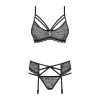 Underwear Set Obsessive 818-SEG-1 Black S/M