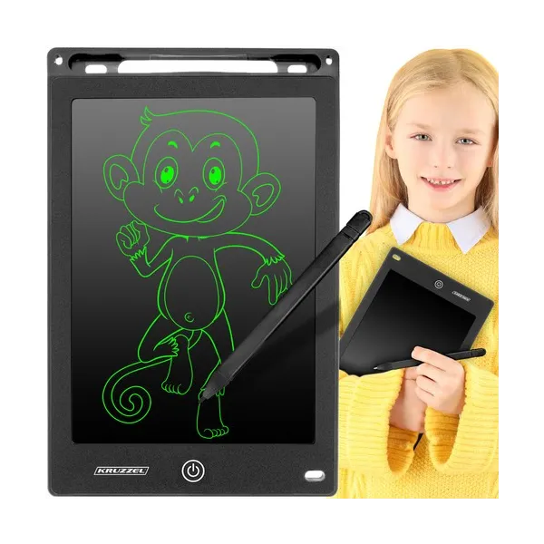 KRUZZEL 22454 8.5" black drawing tablet