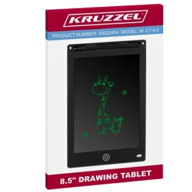 KRUZZEL 22454 8.5" black drawing tablet