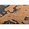 World map scratch card with flags 23443