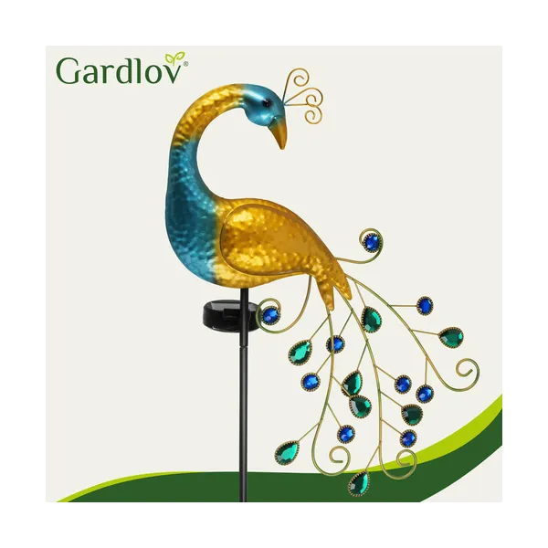 Gardlov 25281 peacock solar lamp