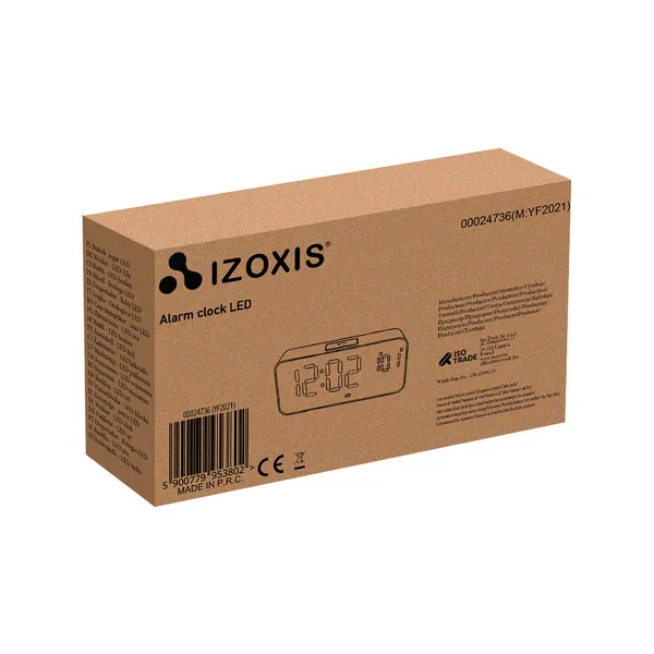 Žadintuvas - LED laikrodis Izoxis 24736