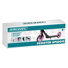 Самокат Spidoo розовый Kruzzel 25628