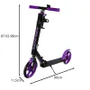 Spidoo paspirtukas violetinis Kruzzel 25630