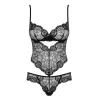 Mežģīņu Bodijs Alluria Obsessive 12844 Melns L/XL