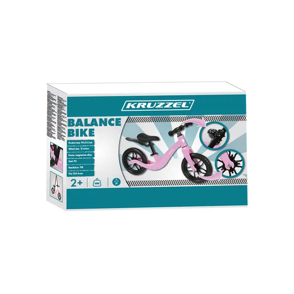 Беговел розовый Kruzzel 25768
