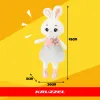 Pliušinis zuikutis 45 cm Kruzzel 26761