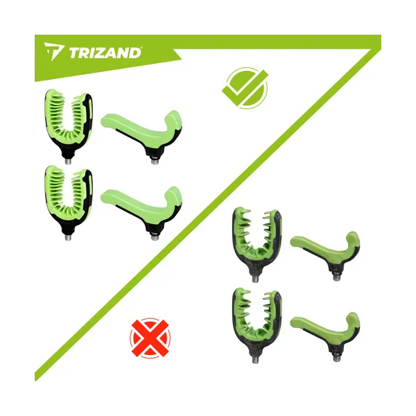 Rod Rest Tip - 2 Trizand Sets