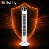 90cm white column fan + Ruhhy remote control