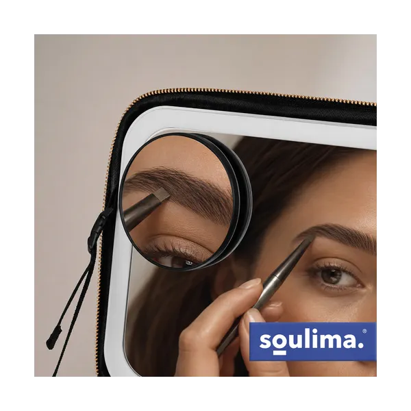 Soulima 27236 LED Cosmetic Case with Mirror