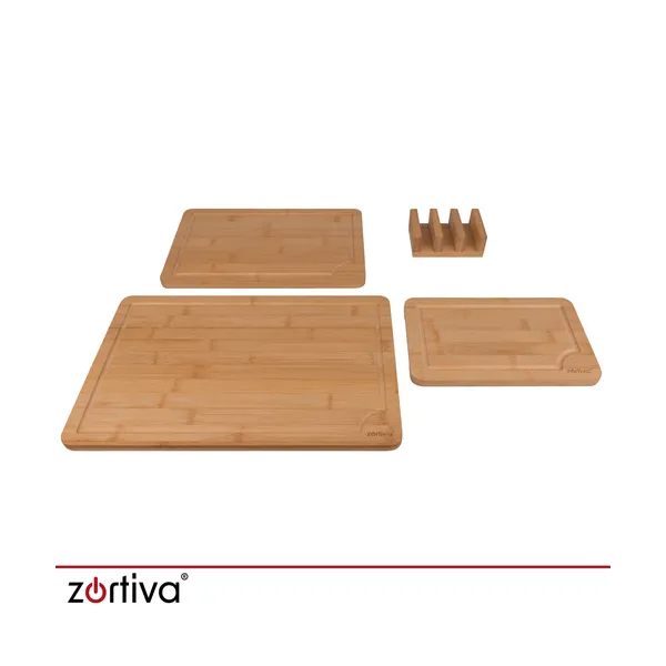Bamboo chopping board - 3 pcs Zortiva