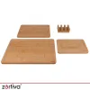 Bamboo chopping board - 3 pcs Zortiva
