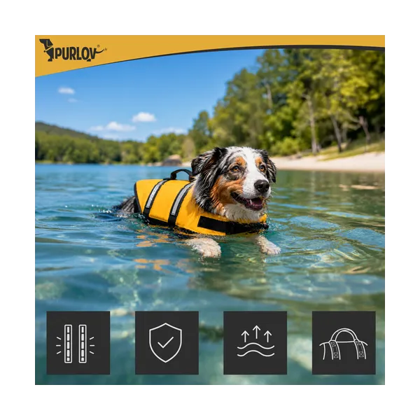 Dog Life Jacket - Size L Purlov