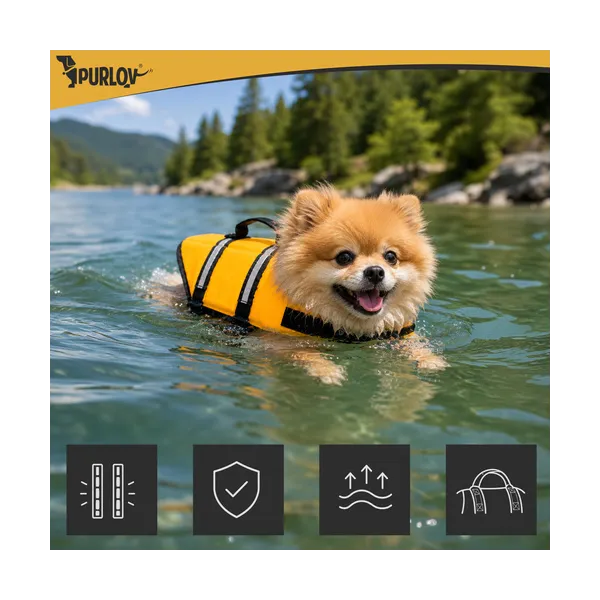 Dog Life Jacket - Size S Purlov