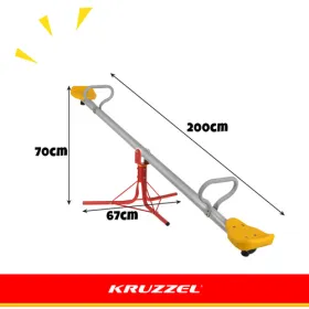 Kruzzel 2 viename sodo sūpynės