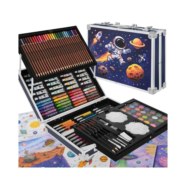 Painting set in a suitcase - Maaleo astronaut