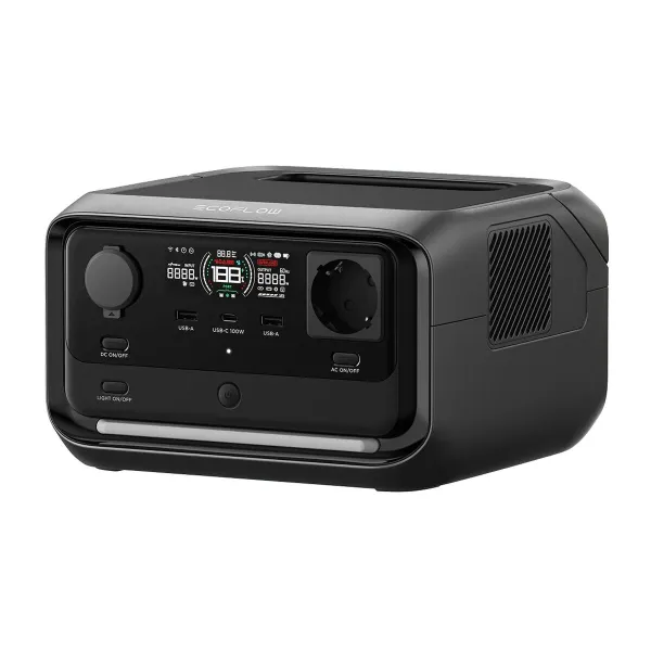Nešiojamoji elektrinė Ecoflow River 3 Plus 600 W