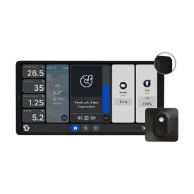 Панель управления Shelly WALL DISPLAY X2(BL)+BLUHT(BLK)