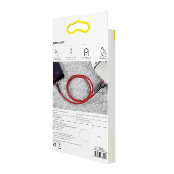 Baseus Cafule USB Lightning Cable 2,4A 0,5m (Re | Osta verkosta — Megaluks
