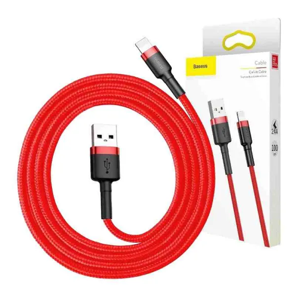 Baseus Cafule USB Lightning Cable 2,4A 0,5m (Re | Osta verkosta — Megaluks