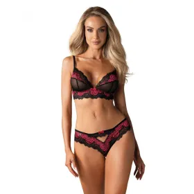 Apatiniai komplektai Obsessive Tulia Juoda L/XL