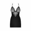 Babydoll negližee Obsessive 828-CHE-1 L/XL L/XL Must