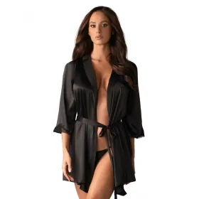 Chalatas Obsessive 10574 Juoda S/M