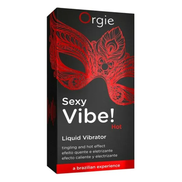 Stimuliuojantis lūpų balzamas Orgie Sexy Vibe! Hot 15 ml