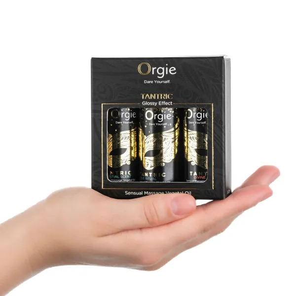 Erotiskā masāžas eļļa Orgie Tantric Mini 30 ml x 3