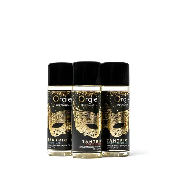 Erotiskā masāžas eļļa Orgie Tantric Mini 30 ml x 3