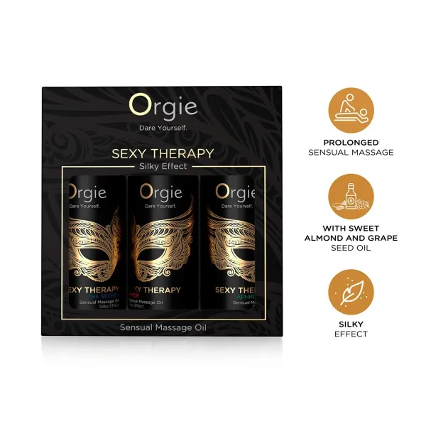 Erootilise massaaži õli Orgie Sexy Therapy Mini 30 ml x 3