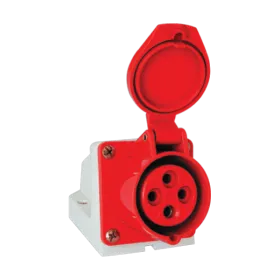 FIXED INDUSTRIAL SOCKET HT-114 16A IP44 3P+E 400V