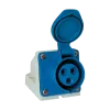 FIXED INDUSTRIAL SOCKET HT-113 16A IP44 1P+N+E 230 | Buy online — Megaluks