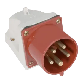 FIXED INDUSTRIAL PLUG HT-525 32A IP44 3P+N+E 400V | Buy online — Megaluks